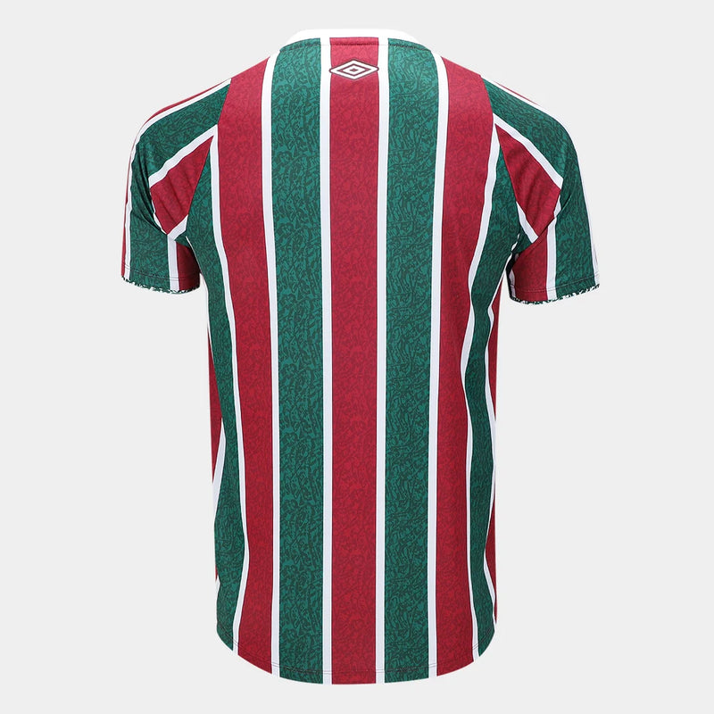 Camisa Fluminense I 24/25 s/n Torcedor Umbro Masculina - Verde+Branco