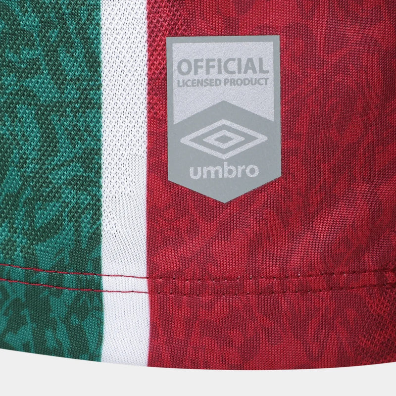 Camisa Fluminense I 24/25 s/n Torcedor Umbro Masculina - Verde+Branco