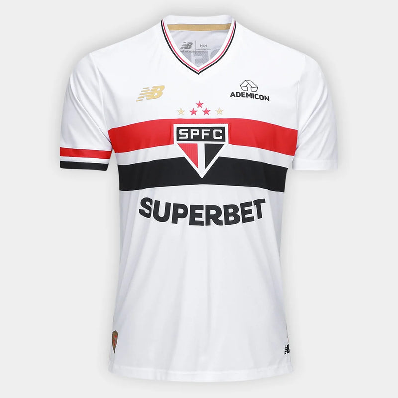 Camisa São Paulo Home New Balance 25/26 - Versão Torcedor Masculina