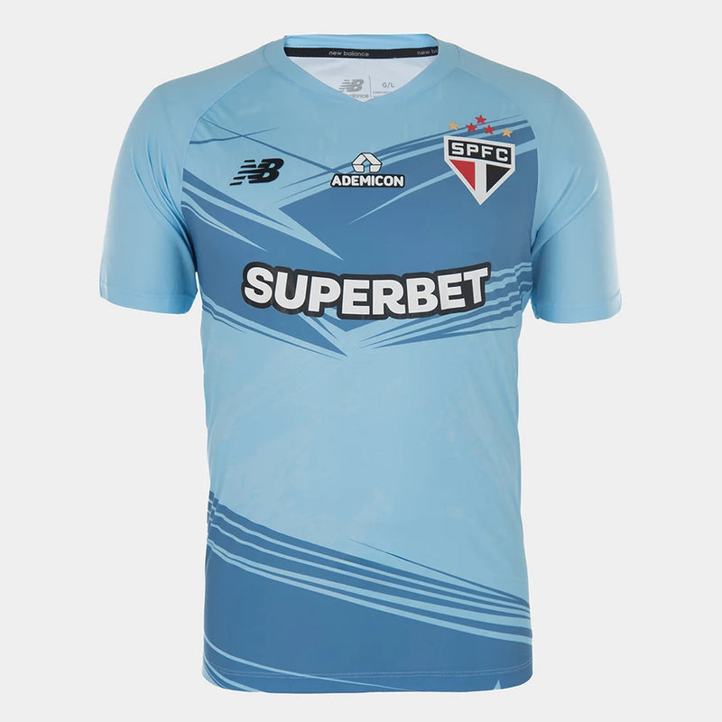Camisa São Paulo 25/26  Goleiro New Balance Masculina - Azul Claro