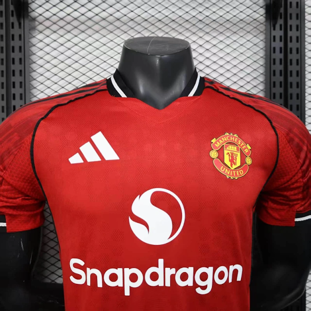 Camisa Manchester United Home 25/26  Jogador Adidas Masculina - Vermelho