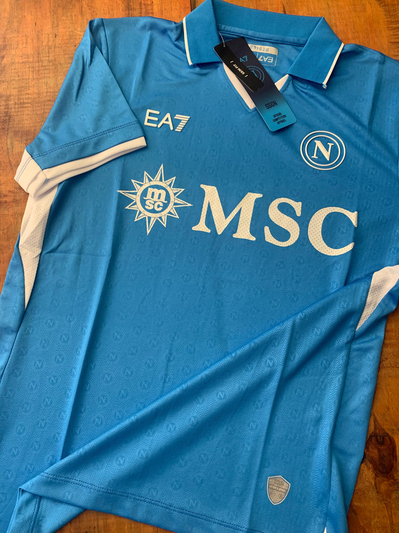 Camisa Napoli I 24/25 Torcedor Masculina Azul
