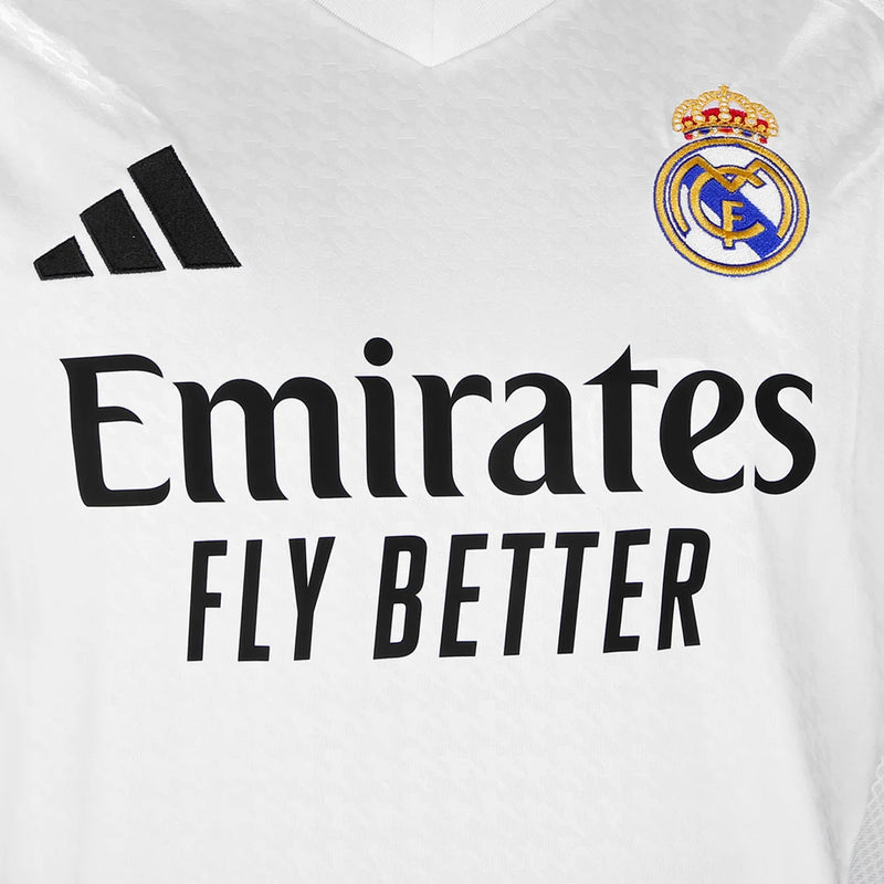 Camisa Real Madrid Home 24/25 Torcedor Adidas Masculina - Branco
