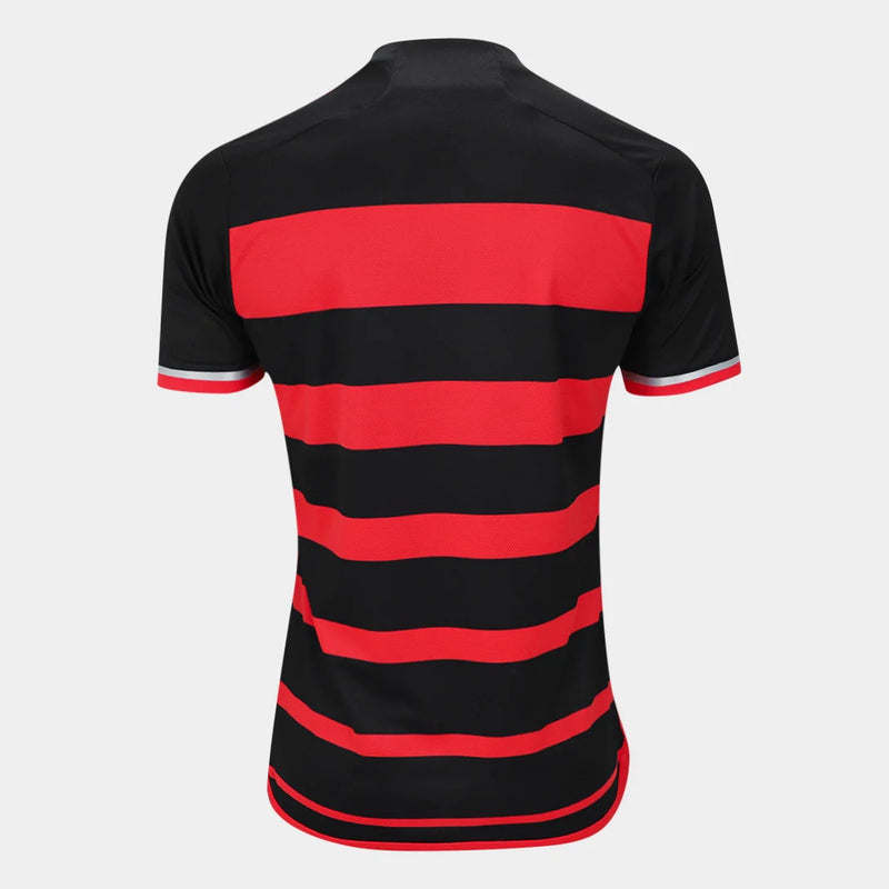Camisa Flamengo I 24/25  Torcedor Adidas Masculina - Vermelho+Preto
