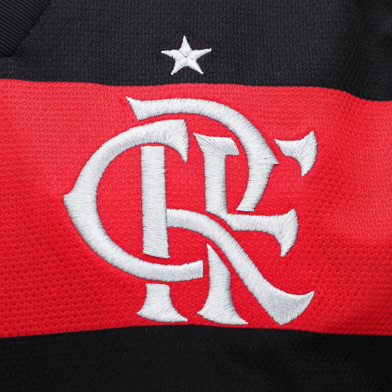 Camisa Flamengo I 24/25  Torcedor Adidas Masculina - Vermelho+Preto