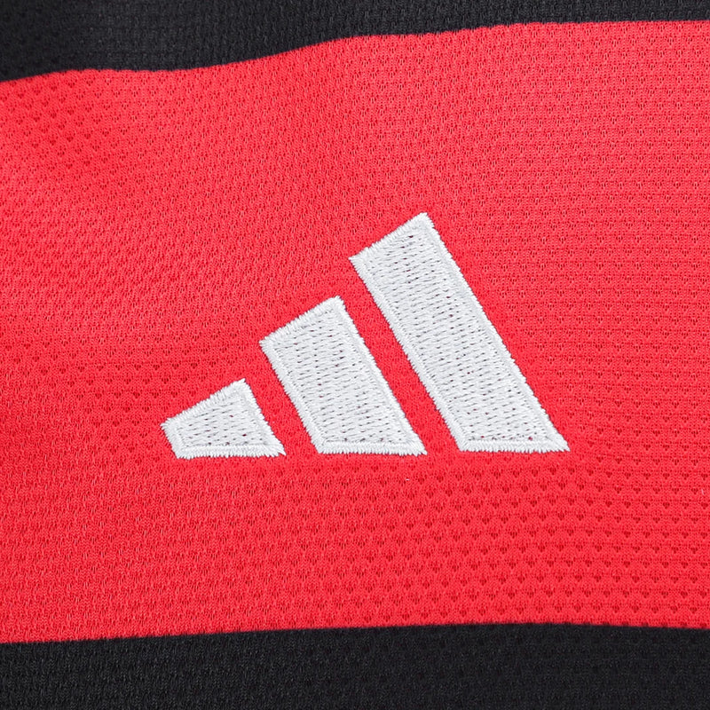 Camisa Flamengo I 24/25  Torcedor Adidas Masculina - Vermelho+Preto