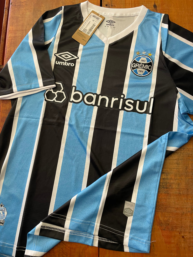 Camisa Grêmio Home 24/25 - Umbro Torcedor Masculina - Lançamento