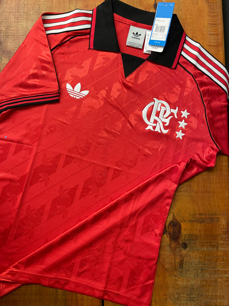 Camisa Polo do Flamengo adidas Masculina Lifestyler