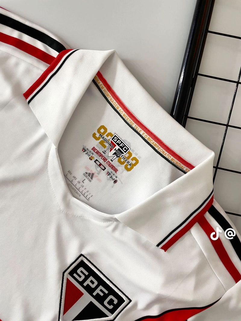 Camisa São Paulo Telê Santana Mundial 2005 - Versão Retro