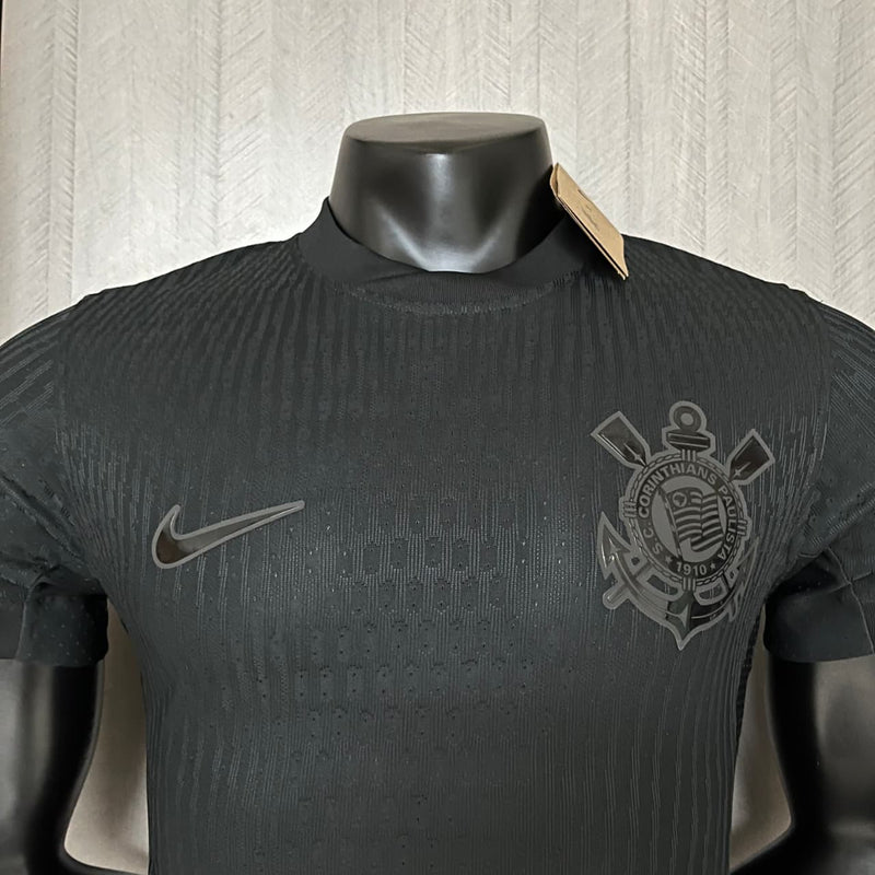 Camisa Corinthians All Black  2024/25 Jogador Pro Masculino