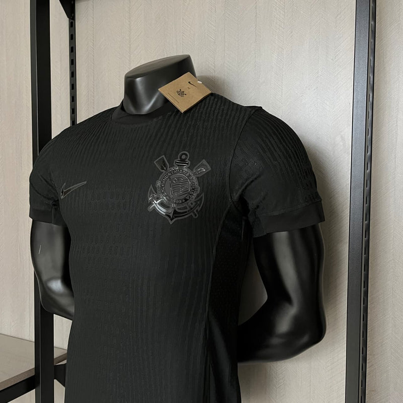 Camisa Corinthians All Black  2024/25 Jogador Pro Masculino