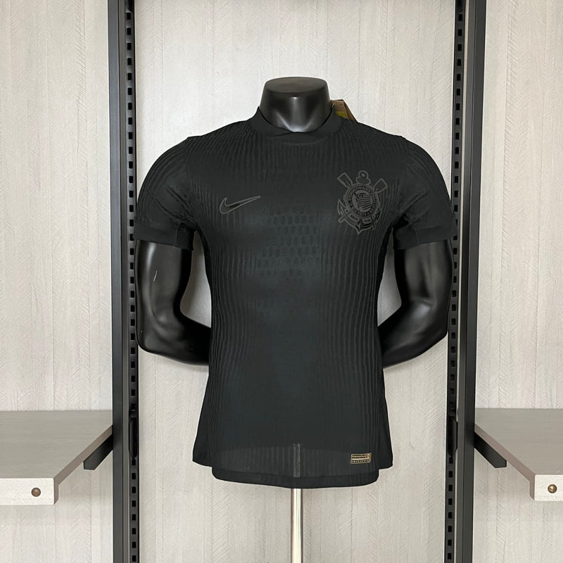 Camisa Corinthians All Black  2024/25 Jogador Pro Masculino