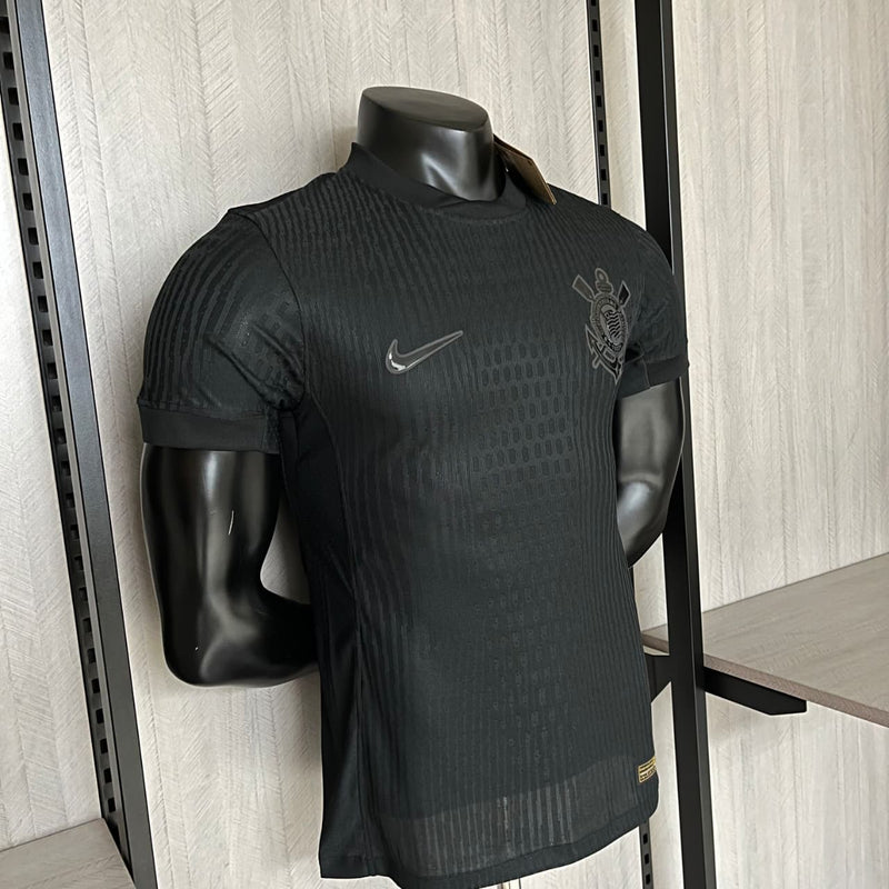 Camisa Corinthians All Black  2024/25 Jogador Pro Masculino