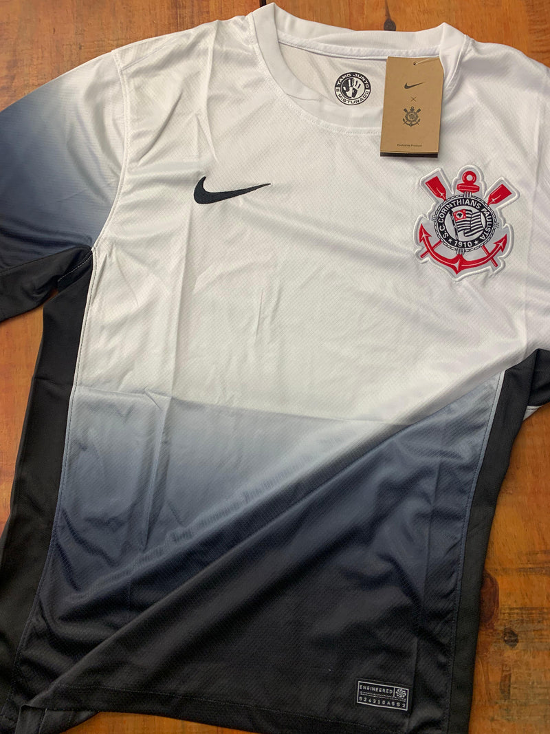 Camisa Nike Corinthians I 2024/25 Torcedor Pro Masculina - Branco