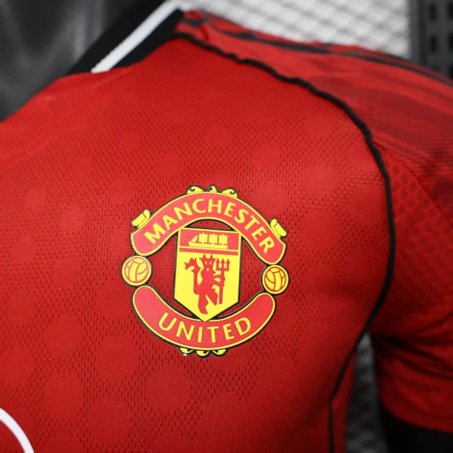 Camisa Manchester United Home 25/26  Jogador Adidas Masculina - Vermelho