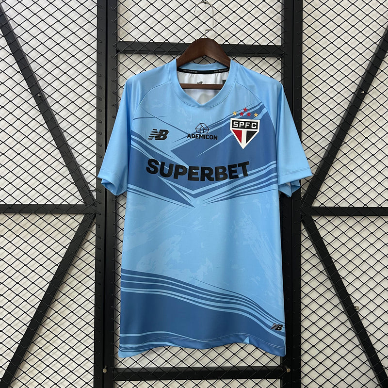 Camisa São Paulo 25/26  Goleiro New Balance Masculina - Azul Claro