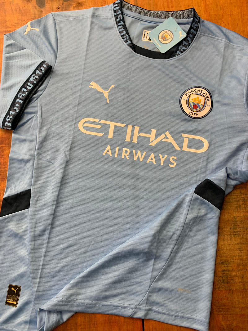 Camisa Manchester City I 24/25 Puma Masculina - Azul