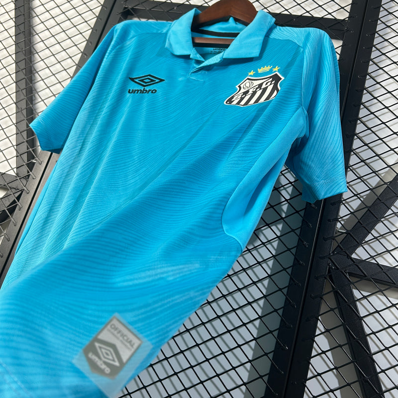 Camisa Santos 25/26 N. 10 Neymar Jr. Torcedor Edição Especial  Masculina - Azul+Preto