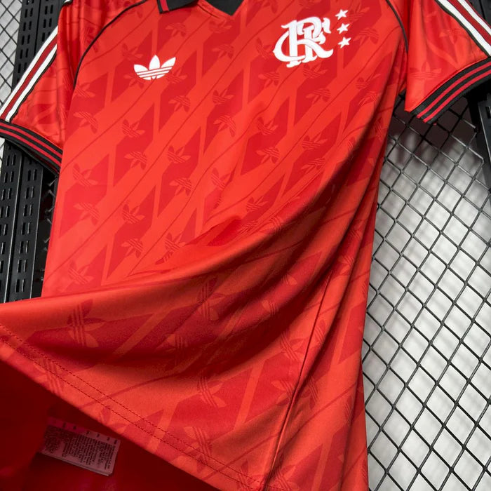Camisa Polo do Flamengo adidas Masculina Lifestyler