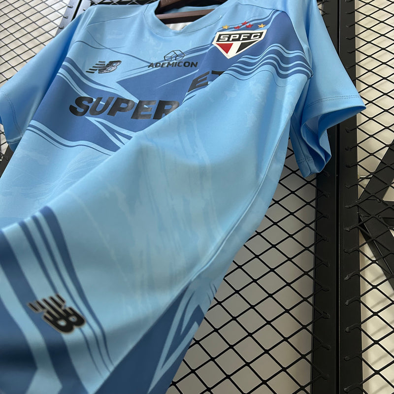 Camisa São Paulo 25/26  Goleiro New Balance Masculina - Azul Claro
