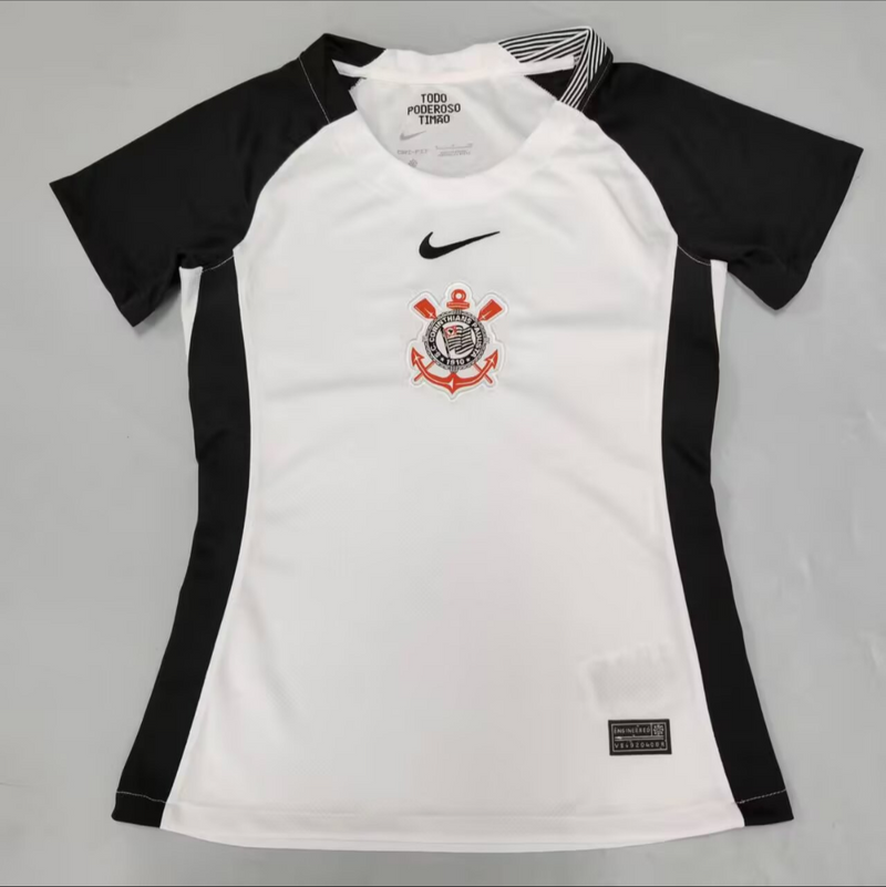 Camisa Corinthians Home Titular 25/26 - Feminina